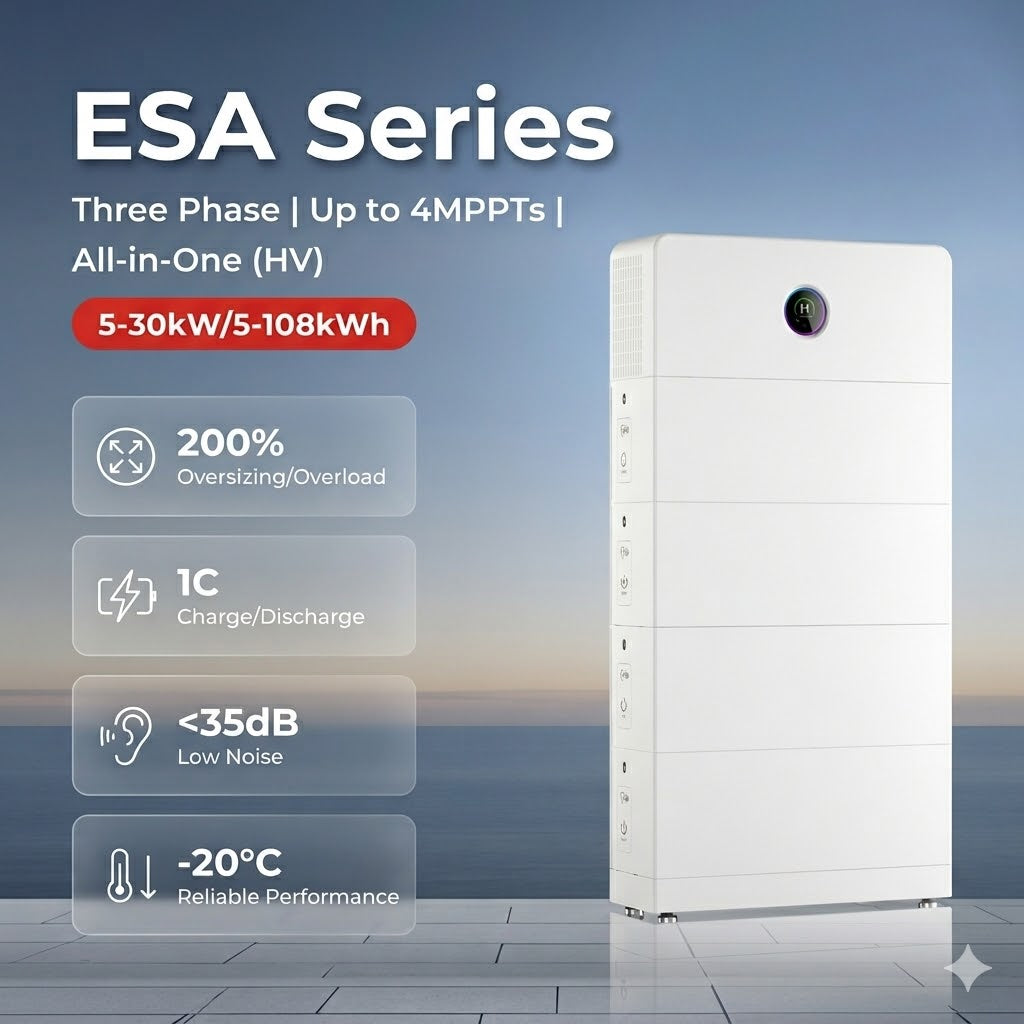 The Ultimate All-in-One Powerhouse: Goodwe ESA 10kw single phase inverter+3*8.3kwh battery pack