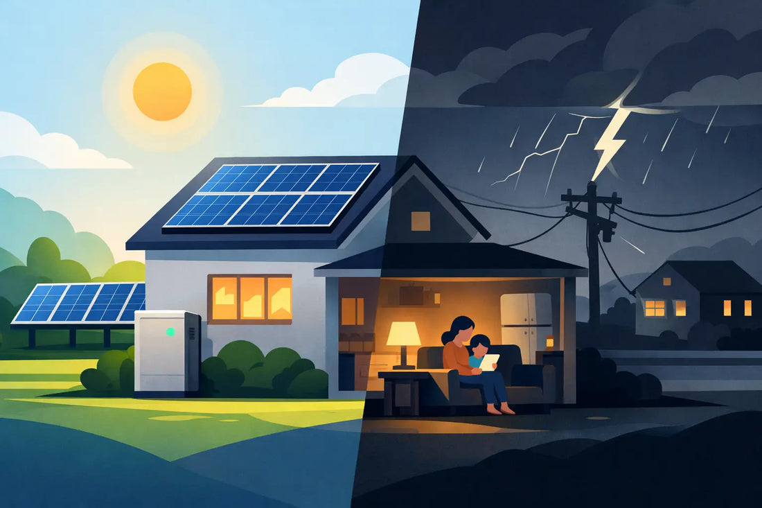 Solar Battery Backup During a Power Outage