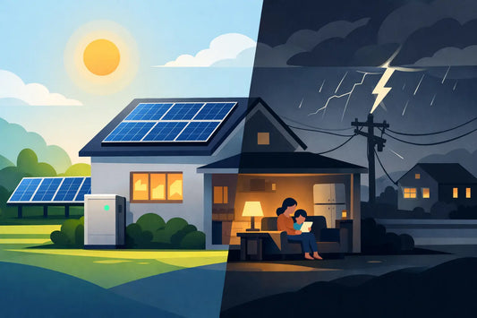 Solar Battery Backup During a Power Outage
