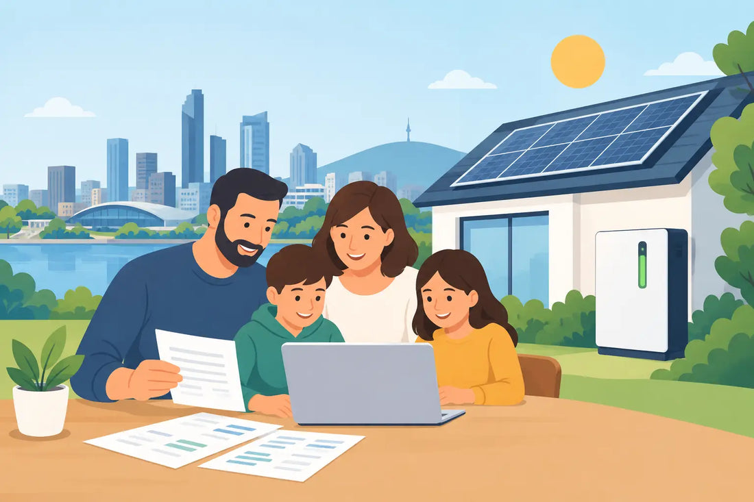 Adelaide Family Battery Savings Example With Real Bills