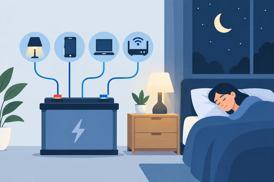 How to Size Batteries for Overnight Loads
